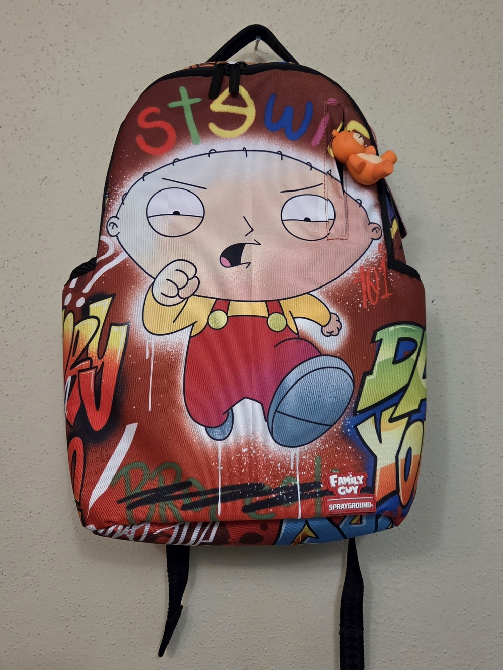 Sprayground Family Guy Stewie Graffiti Backpack Limited Edition